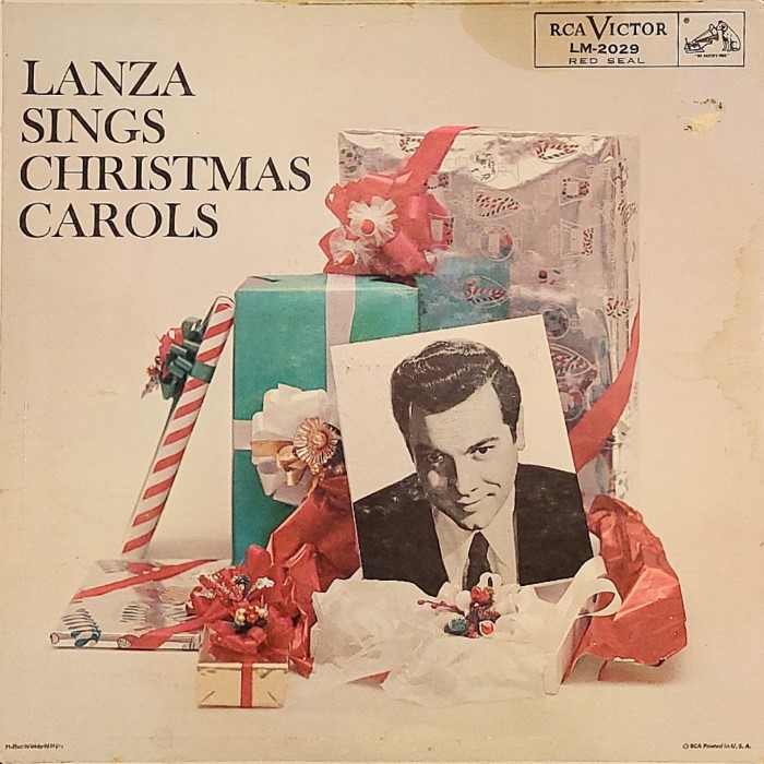 Lanza Sings Christmas Carols cover