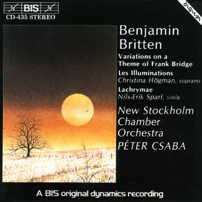 Variations on a Theme of Frank Bridge / Les Illuminations / Lachrymae cover
