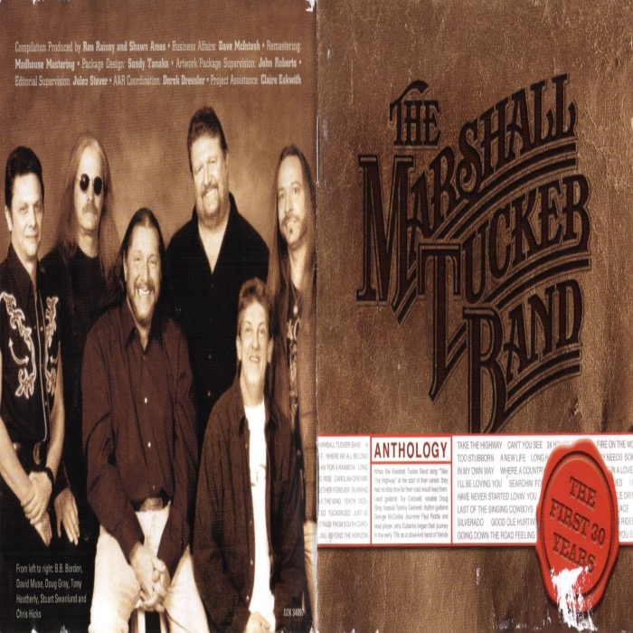 The Marshall Tucker Band Anthology: The First 30 Years cover
