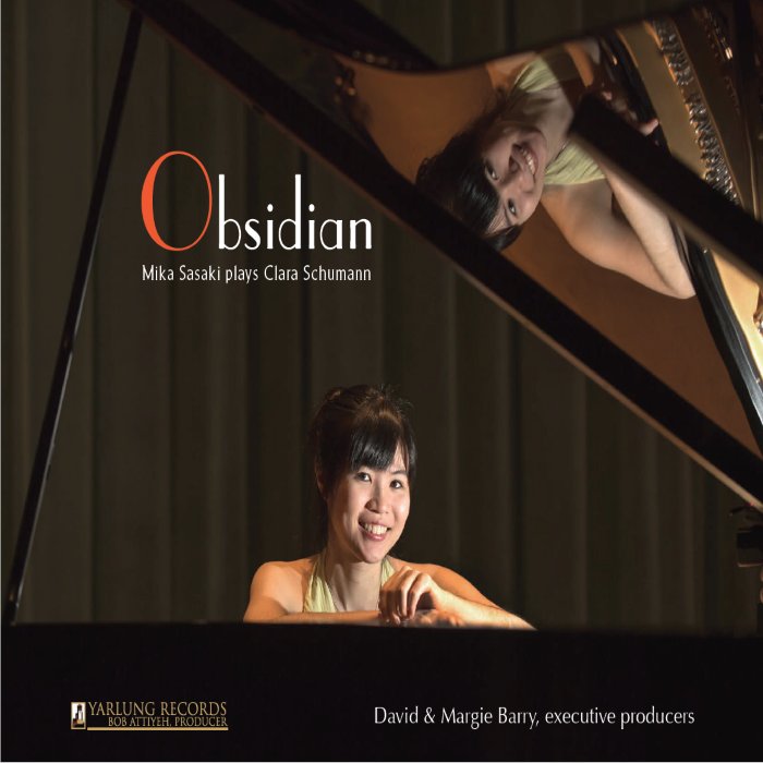 Obsidian: Mika Sasaki Plays Clara Schumann cover
