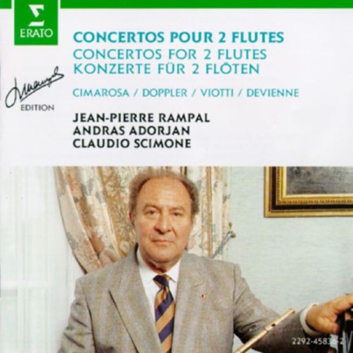 Concertos for 2 Flutes cover
