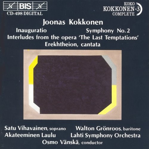 Inauguratio / Symphony no. 2 / Interludes from the Opera "The Last Temptations" / Erekhtheion album thumb