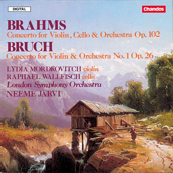 Brahms: Concerto for Violin, Cello & Orchestra, op. 102 / Bruch: Concerto for Violin & Orchestra no. 1, op. 26 cover