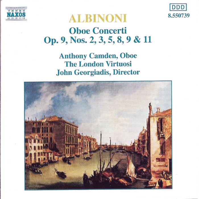 Oboe Concerti (The London Virtuosi feat. conductor: John Georgiadis, oboe: Anthony Camden) cover