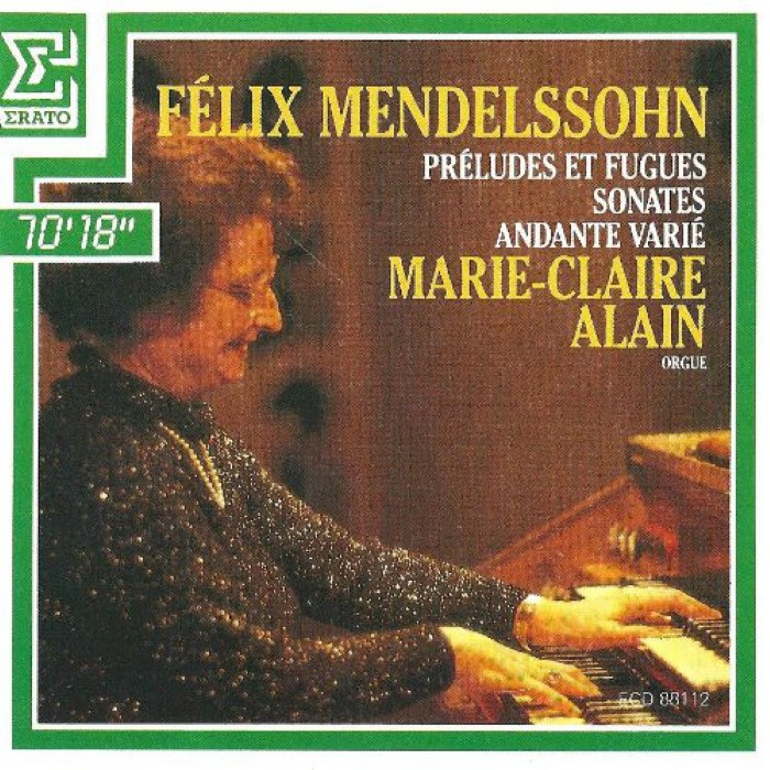 Préludes et fugues / Sonates / Andante varié (orgue: Marie-Claire Alain) cover