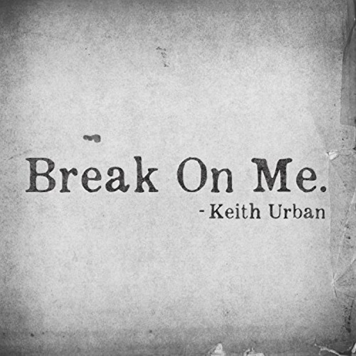 Break on Me. cover