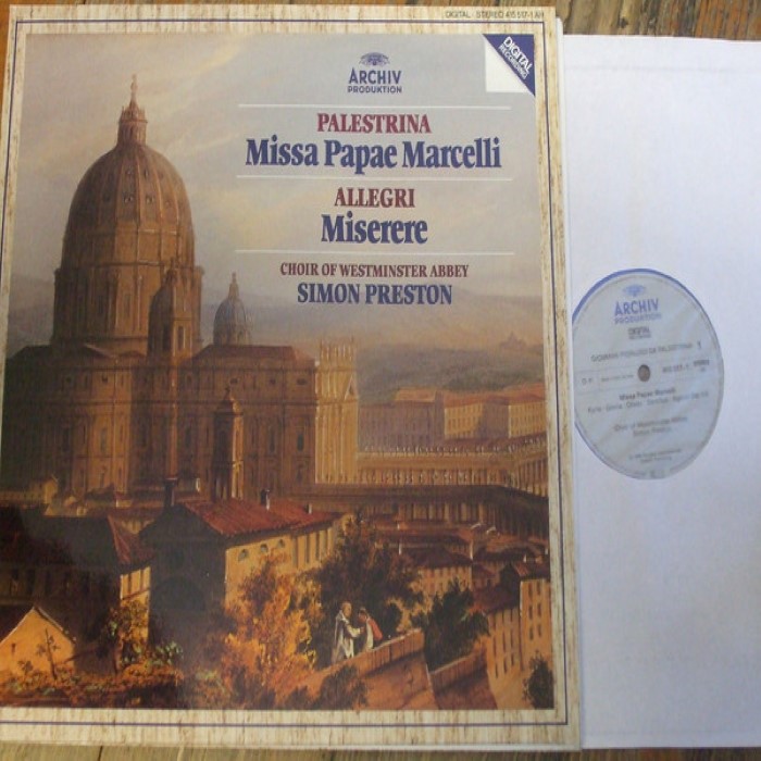 Allegri: Miserere / Palestrina: Missa Papae Marcelli cover