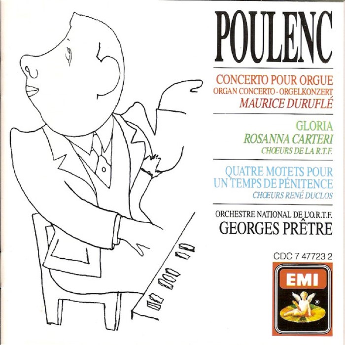 Concerto pour orgue / Gloria / Quatre motets pour un temps de pénitence cover