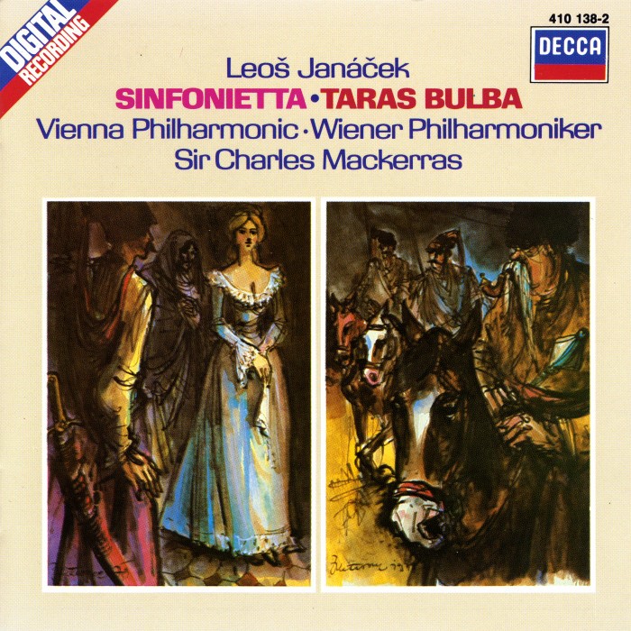 Sinfonietta / Taras Bulba (Wiener Philharmoniker feat. conductor: Sir Charles Mackerras) cover