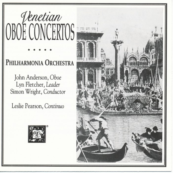 Venetian Oboe Concertos cover