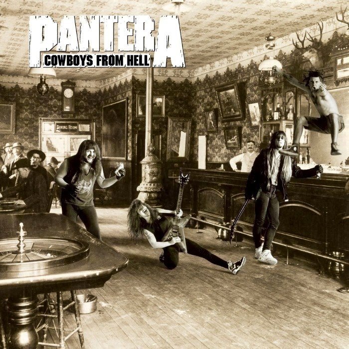 Pantera - Cowboys from Hell (1990), copertina dell'album