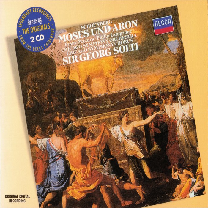 Moses und Aron (Chicago Symphony Orchestra, Chicago Symphony Chorus feat. conductor Sir Georg Solti) cover