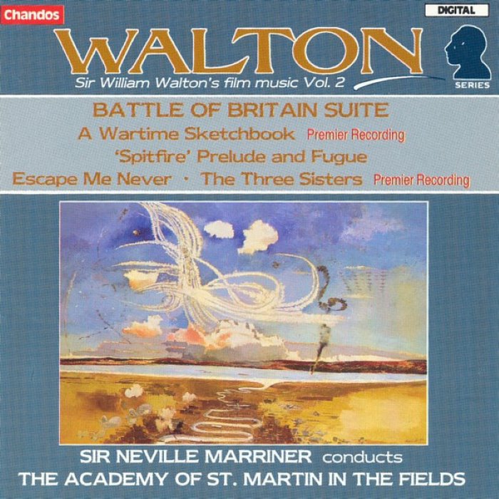 Film Music, Volume 2: Battle of Britain Suite / A Wartime Sketchbook / "Spitfire" Prelude and Fugue / Escape Me Never / The Three Sisters cover