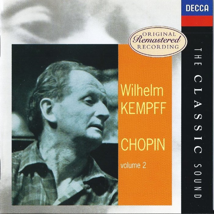 Wilhelm Kempff Plays Chopin, Volume 2 cover