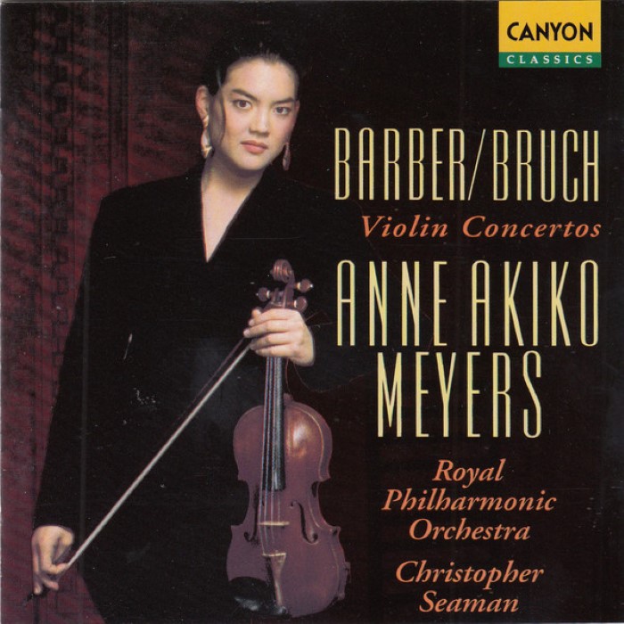 Barber/Bruch Violin Concertos cover