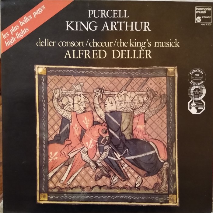 King Arthur (extraits) (Deller Consort & Choir, The King's Musick feat. conductor: Alfred Deller) cover