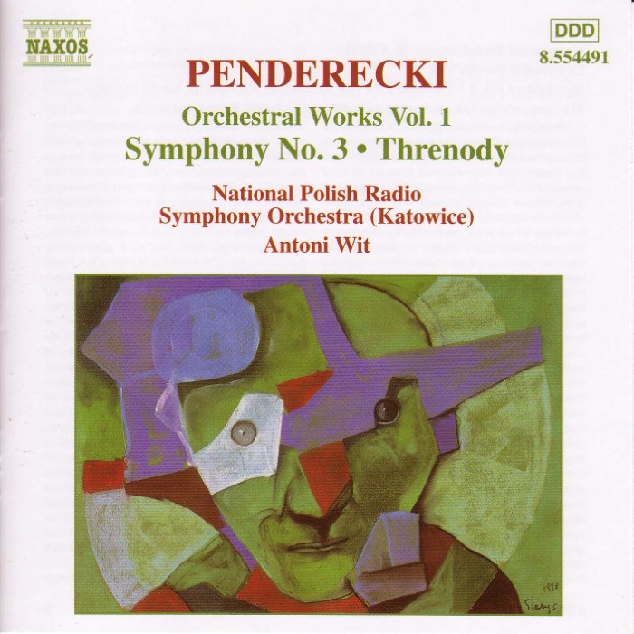 Orchestral Works, Volume 1: Symphony no. 3 / Threnody cover