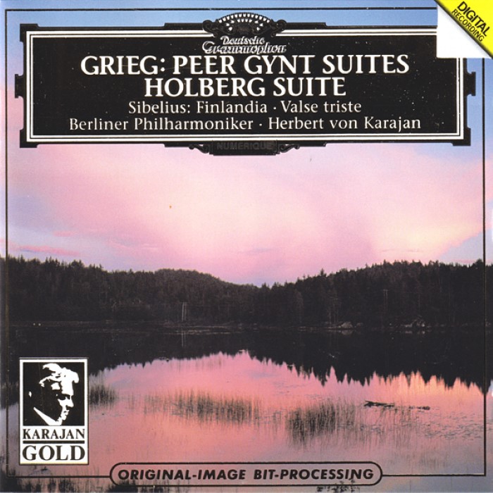 Grieg: Peer Gynt Suites, Holberg Suite / Sibelius: Valse Triste, Finlandia, The Swan of Tuonela cover