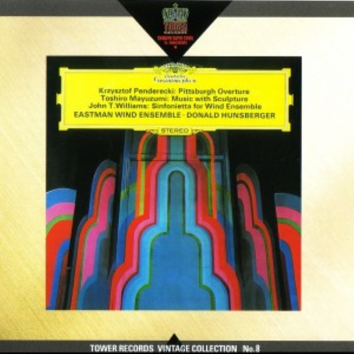 Williams: Sinfonietta for Wind Ensemble / Penderecki: Pittsburgh Overture / Mayuzumi: Music with Sculpture cover