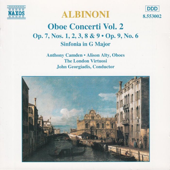 Oboe Concerti, Volume 2 (The London Virtuosi feat. conductor: John Georgiadis, oboe: Anthony Camden) cover