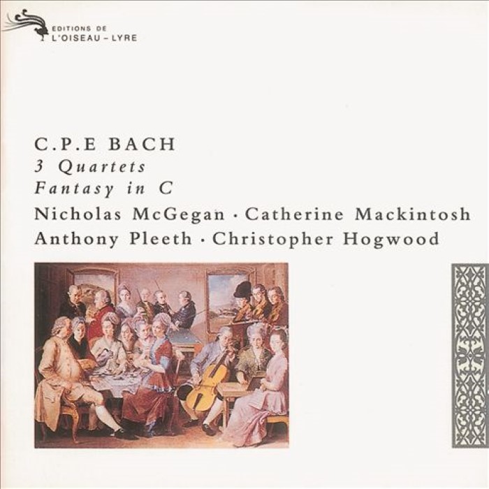 3 Quartets / Fantasy in C major (feat. flute: Nicholas McGegan, viola: Catherine Mackintosh, cello: Anthony Pleeth, fortepiano: Christopher Hogwood) cover