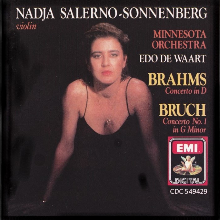 Brahms: Concerto in D / Bruch: Concerto No. 1 in D minor cover