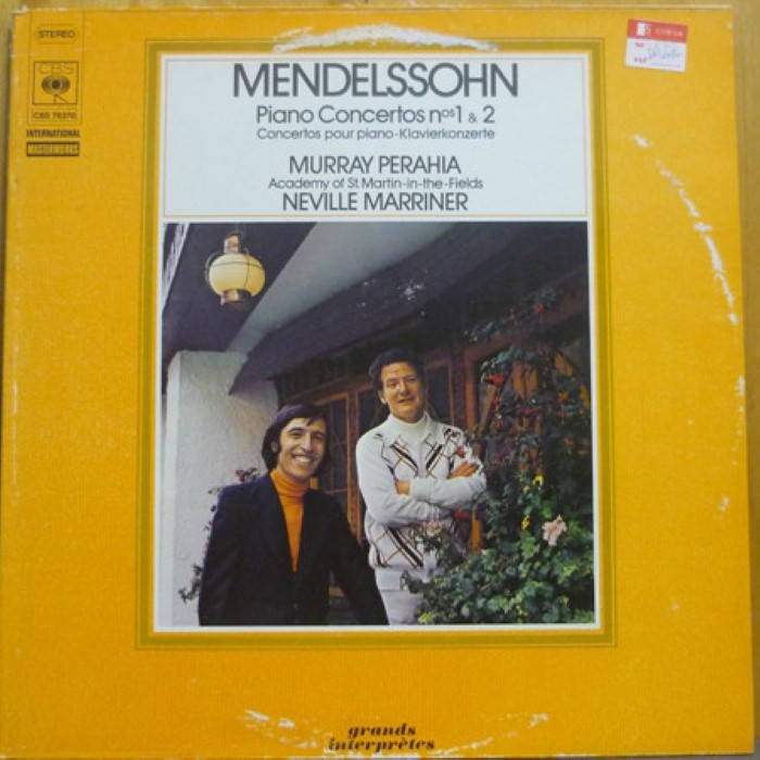 Piano Concertos Nos. 1 & 2 (Academy of St. Martin in the Fields feat. conductor: Neville Marriner, piano: Murray Perahia) cover