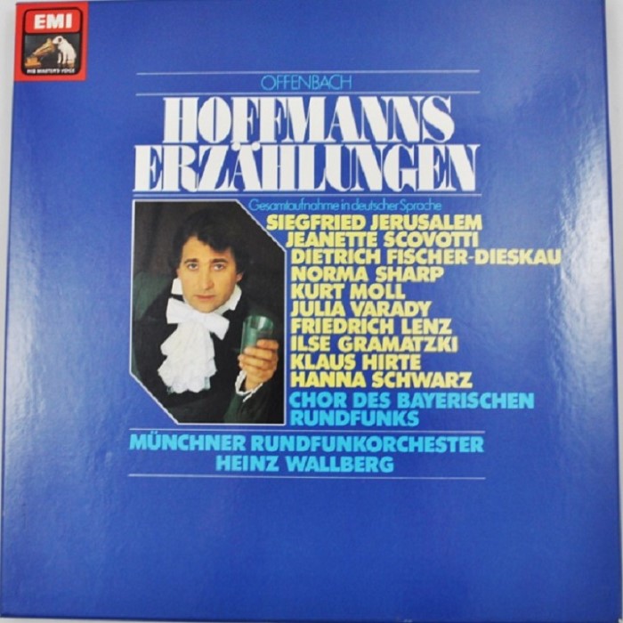 Hoffmanns Erzählungen - Querschnitt (Münchner Rundfunkorchester, feat. conductor: Heinz Wallberg, singers: Jerusalem, Scovotti, Fischer-Dieskau, Sharp, Moll) cover