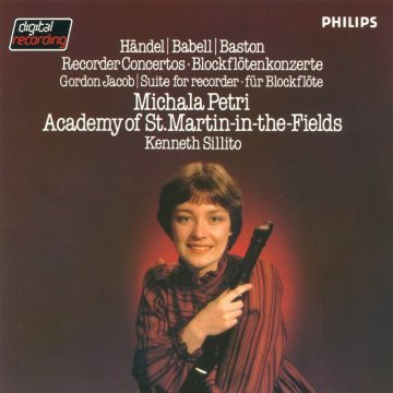 Händel, Babell, Baston: Recorder Concertos / Jacob: Suite for Recorder album thumb
