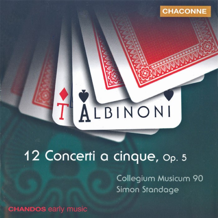 12 Concerti a cinque Op. 5 (Simon Standage & Collegium Musicum 90) cover