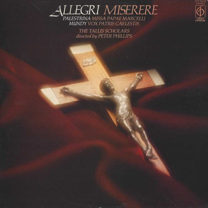 Allegri: Miserere / Palestrina: Missa Papae Marcelli / Mundy: Vox Patris Caelestis cover