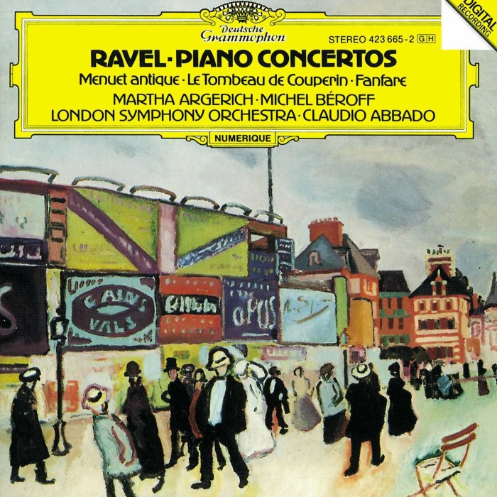 Piano Concertos / Menuet antique / Le Tombeau de Couperin / Fanfare cover