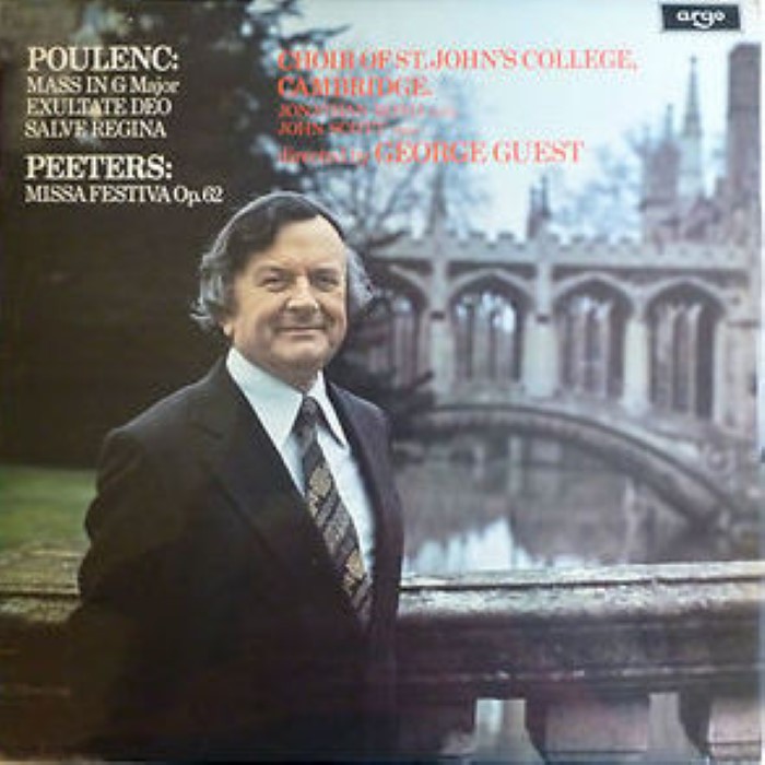 Poulenc: Mass in G major / Exultate Deo / Salve Regina / Peeters: Missa Festiva op. 62 cover