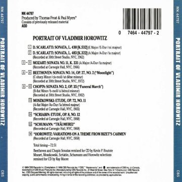 Portrait of Vladimir Horowitz album thumb
