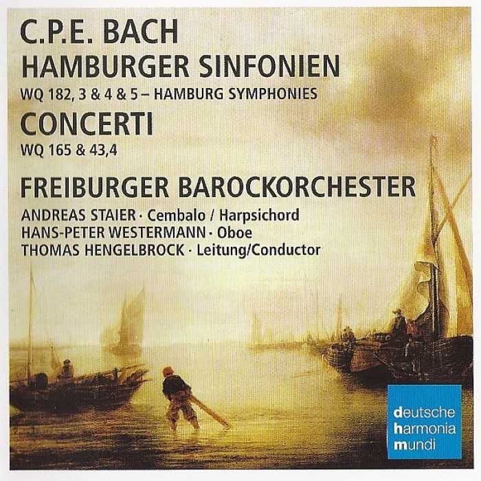 Hamburger Sinfonien, Wq 182, 3 & 4 & 5 / Concerti, Wq 165 & 43,4 cover