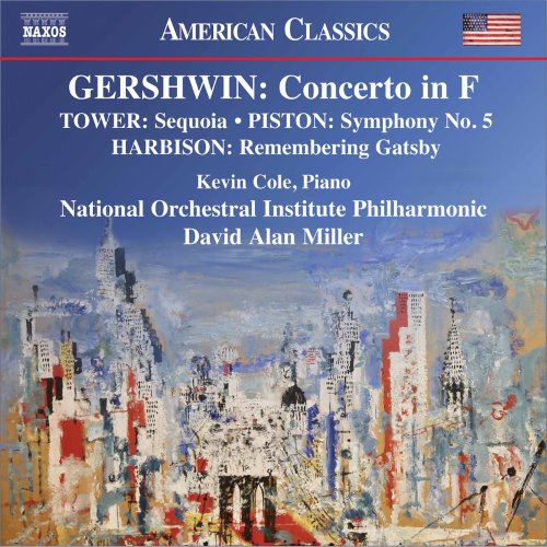 Gershwin: Concerto in F / Tower: Sequoia / Piston: Symphony no. 5 / Harbison: Remembering Gatsby album thumb
