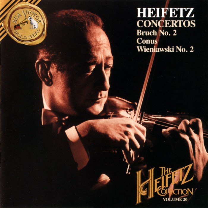 The Heifetz Collection, Volume 20: Concertos cover