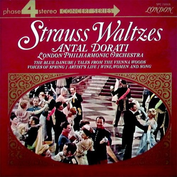Strauss Waltzes (Antal Doráti & London Philharmonic Orchestra) cover