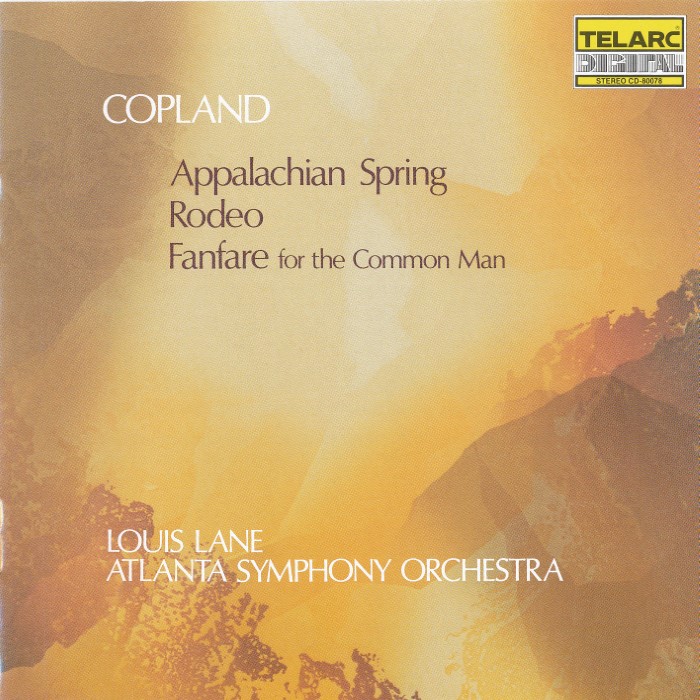 Fanfare for the Common Man / Rodeo / Appalachian Spring (Atlanta Symphony Orchestra feat. conductor: Louis Lane) cover