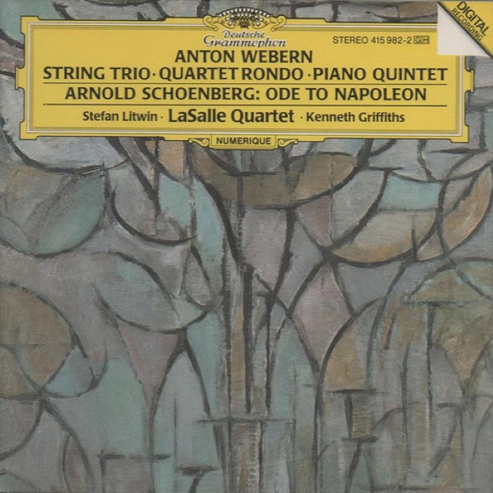 Webern: String Trio / Quartet Rondo / Piano Quintet / Schoenberg: Ode to Napoleon cover