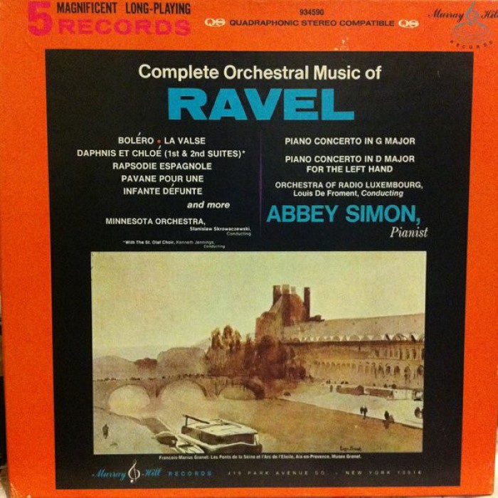 Music of Ravel cover