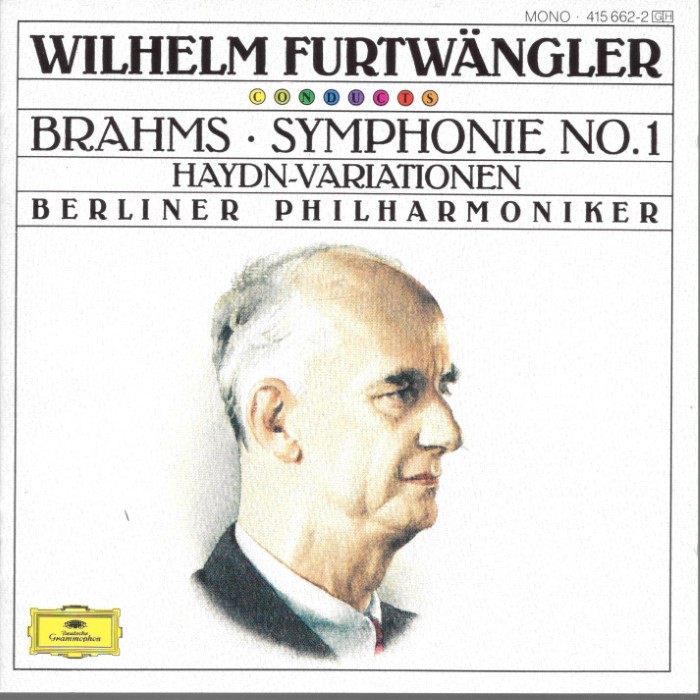Symphony no. 1 in C minor, op. 68 / Variations on a Theme by Haydn, op. 56a cover