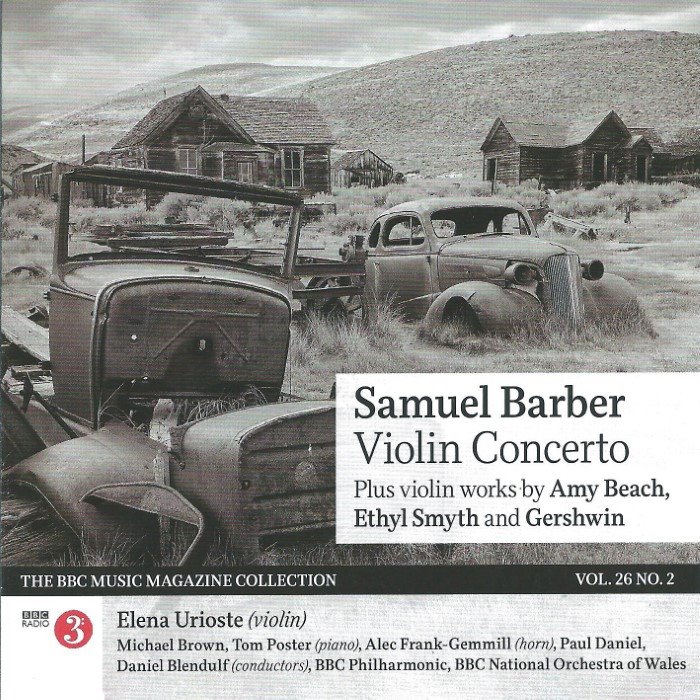BBC Music, Volume 26, Number 2: Violin Concerto cover
