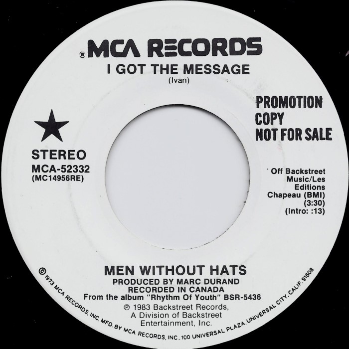 I Got the Message cover