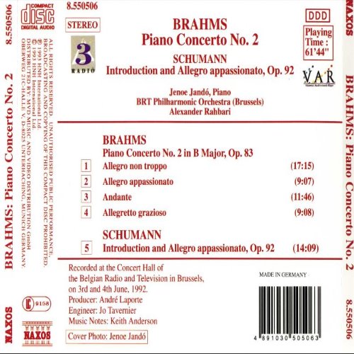 Piano Concerto no. 2 / Introduction and Allegro appassionato, op. 92 album thumb
