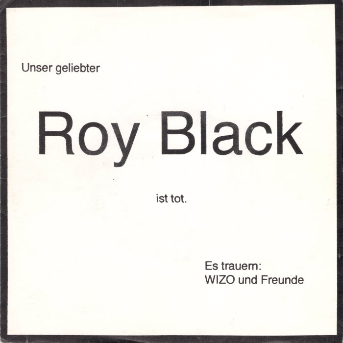 Roy Black ist tot cover