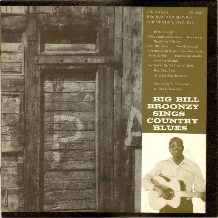 Big Bill Broonzy Sings Country Blues cover