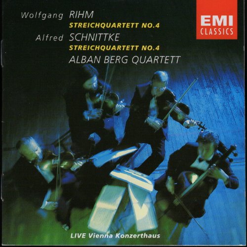 Rihm: Streichquartett no. 4 / Schnittke: Streichquartett no. 4 album thumb