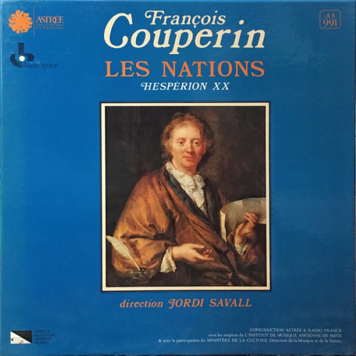 Couperin: Les Nations, 1726 cover