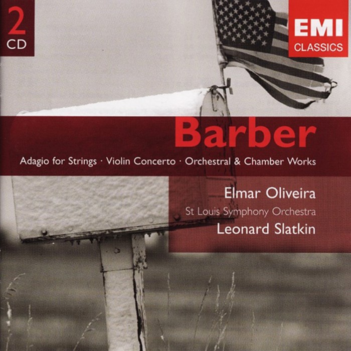 Music of Samuel Barber (St. Louis Symphony Orchestra feat. conductor: Leonard Slatkin) cover